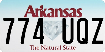 AR license plate 774UQZ