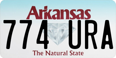 AR license plate 774URA