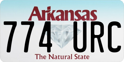 AR license plate 774URC