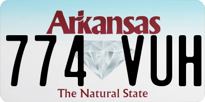 AR license plate 774VUH