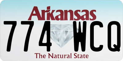 AR license plate 774WCQ