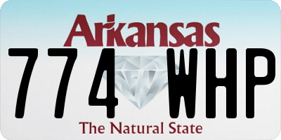 AR license plate 774WHP