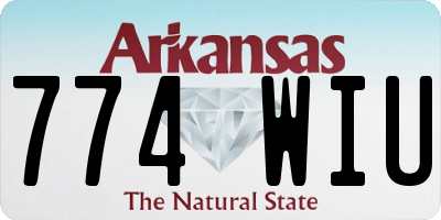 AR license plate 774WIU
