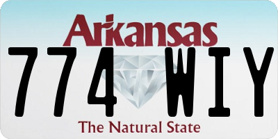 AR license plate 774WIY