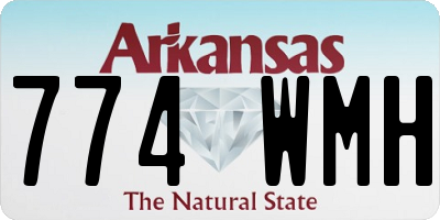 AR license plate 774WMH