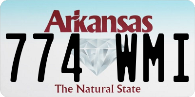 AR license plate 774WMI
