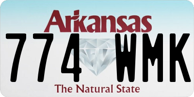 AR license plate 774WMK