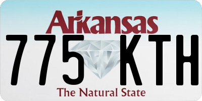 AR license plate 775KTH
