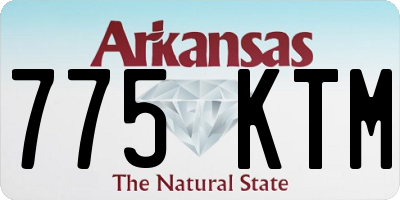 AR license plate 775KTM