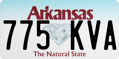 AR license plate 775KVA