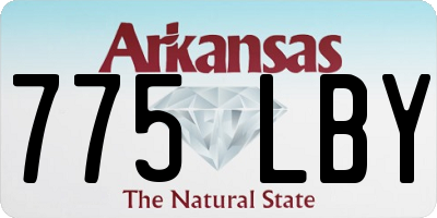 AR license plate 775LBY