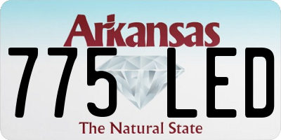 AR license plate 775LED