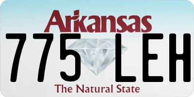 AR license plate 775LEH