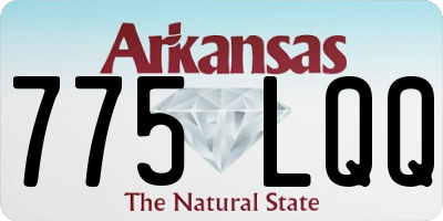 AR license plate 775LQQ
