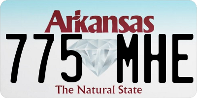 AR license plate 775MHE