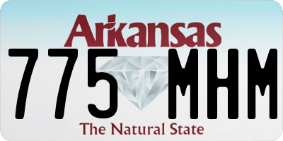 AR license plate 775MHM