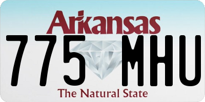 AR license plate 775MHU