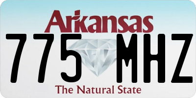 AR license plate 775MHZ