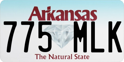 AR license plate 775MLK