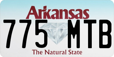 AR license plate 775MTB