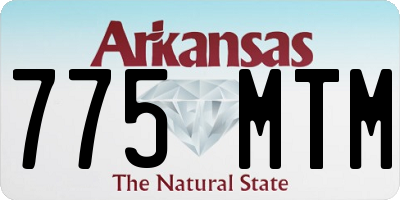 AR license plate 775MTM