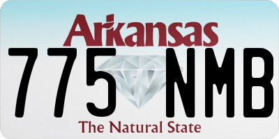 AR license plate 775NMB
