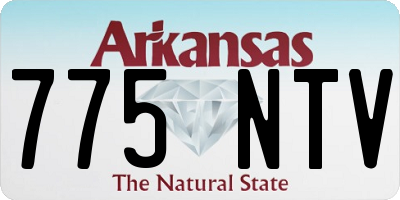 AR license plate 775NTV