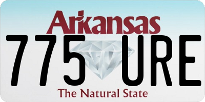 AR license plate 775URE