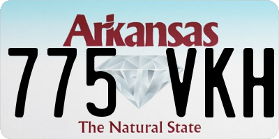 AR license plate 775VKH