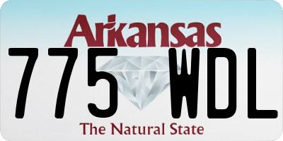 AR license plate 775WDL
