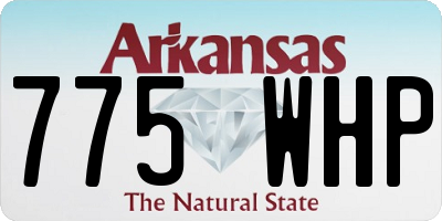 AR license plate 775WHP