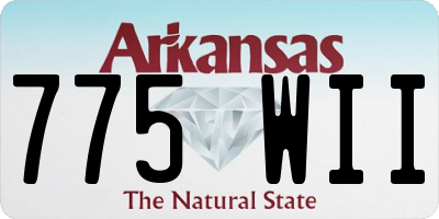 AR license plate 775WII