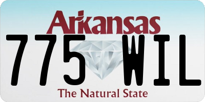 AR license plate 775WIL