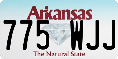 AR license plate 775WJJ