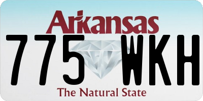 AR license plate 775WKH