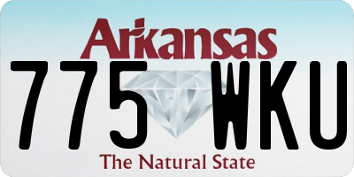 AR license plate 775WKU