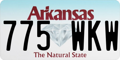 AR license plate 775WKW