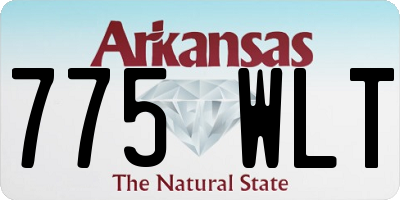 AR license plate 775WLT
