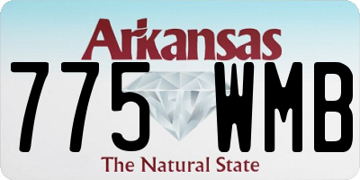 AR license plate 775WMB