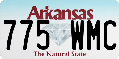 AR license plate 775WMC