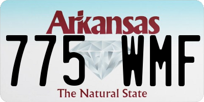 AR license plate 775WMF