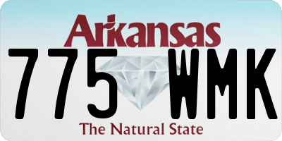 AR license plate 775WMK