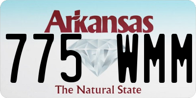 AR license plate 775WMM