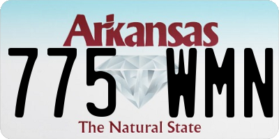 AR license plate 775WMN