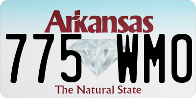 AR license plate 775WMO