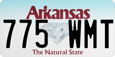 AR license plate 775WMT