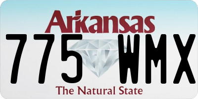 AR license plate 775WMX