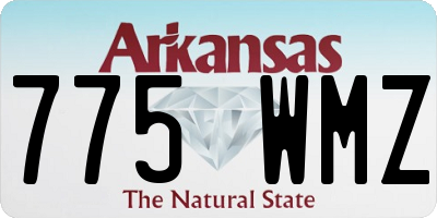 AR license plate 775WMZ
