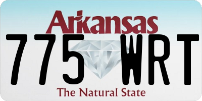 AR license plate 775WRT