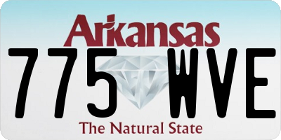 AR license plate 775WVE